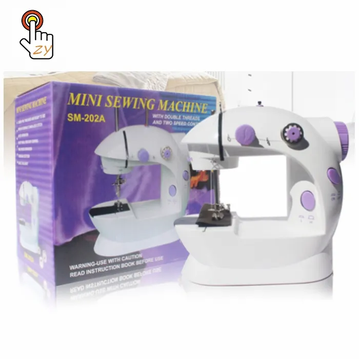 Máquina de coser industrial de cuero para uso en el hogar, mini cantante, piezas portátiles, tipo peluca eléctrica