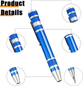 <strong>8</strong> <strong>in</strong> <strong>1</strong> Multi-tool Pen Mini Screwdriver Set Handy Tool Magnetic Portable Screwdriver for Repairing Installing Hand Tool - Product Image 3