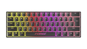 Teclado mecánico para juegos RGB con cable de 61 teclas personalizado interfaz USB nuevo teclado de ordenador - Product Image 3