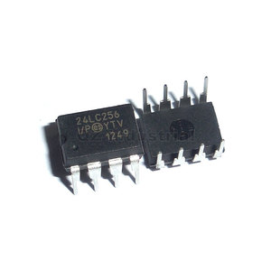 带I2C接口的原装256比特QZ 24LC256-I/P集成电路EEPROM 24LC256-I/P 8DIP - Product Image 3