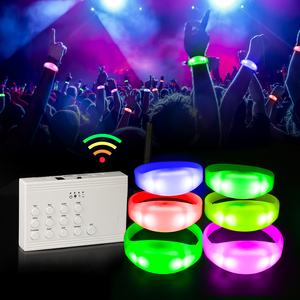 Braccialetti personalizzati Glow In Dark Software programmabile The Party Goods Rfid bracciale Wristband Led - Product Image 2