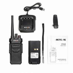 <strong>RETEVIS</strong> RT648 IP67 Waterproof PMR446 Walkie Talkie 0.5W UHF Licensefree Handheld Two Way Ham Radio Transceiver VOX Scrambler USB - Product Image 6