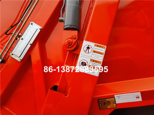 Camión de basura compactador, 8m3 con sistema de operación y función de compresión para recolección de basura - Product Image 6