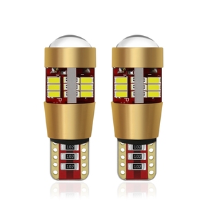 ไฟรถยนต์ LED T10 12V 3014 27 SMD หลอดไฟ CANbus อัตโนมัติ W5w 194 501ภายในรถโดมโคมไฟ SX126