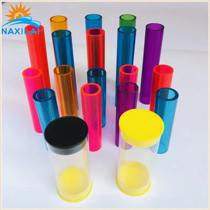 Tubo in policarbonato NAXILAI dimensioni standard tubo in plastica riciclata per dentifricio tubo rigido per pc