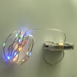 20 LED BATTERIE BETRIEBENE KUPFERDRAHT RGB MULTI-COLOR LED FAIRY STRING LIGHTS MIT TIMER FÜR WEIHNACHTS HOCHZEITS DEKORATION - Product Image 2