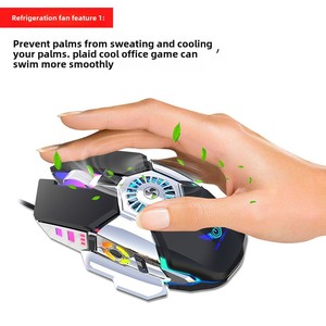 Werkseitige RGB-leuchtende 3D-Computermaus Modernes Design Laser-Tracking-USB, verbunden mit einer Makro programmierung für Spiele - Product Image 4
