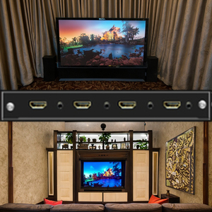 4K 30Hz HD 1x4 Video Splitter <strong>4</strong>-Port <strong>Distributor</strong> with <strong>1</strong> <strong>Input</strong> and <strong>4</strong> <strong>Outputs</strong> for TV HDTV or Monitor - Product Image 3