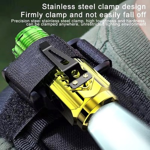 New túi nhựa đèn pin 3LED nam châm kim loại Clip Type-C USB 5 chế độ mini đèn pin - Product Image 5