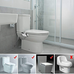 GALENPOO <strong>Bidet</strong> for Toilet Warm and Cold Water Non Electric Mechanical <strong>Bidet</strong> Toilet Seat Attachment with Pressure Controls - Product Image 6