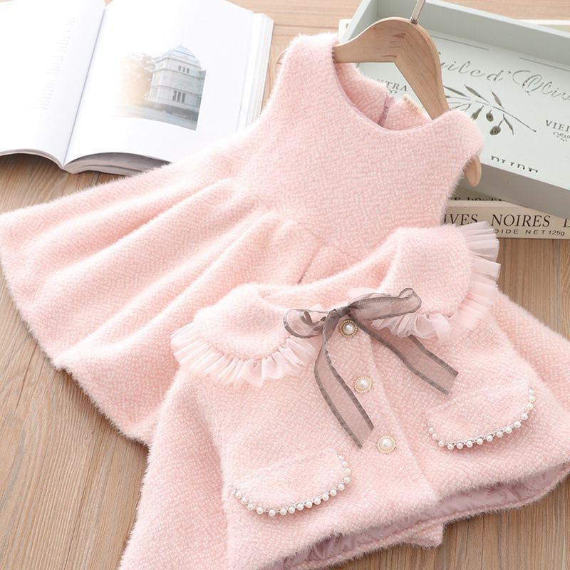 Pink vest + jacket