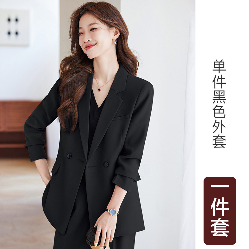 black suit