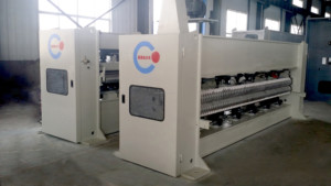 Non tessuto in fibra di poliestere rigida ovatta macchina/termica bonded poliestere ovatta linea di produzione - Product Image 5