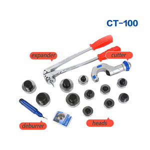 CT-100 A/<strong>M</strong> Imperial or Metric Lever Tube Expanding Tool <strong>Kit</strong> 7 11 Heads CT-100AL/ML 10mm 28mmm <strong>O</strong>.D.Tubing Hydraulic Tube Expander - Product Image 2
