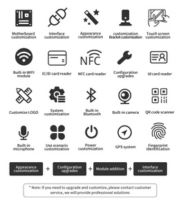 Android / <strong>Linux</strong> / X86 Capacitive or Resistive Touch 27 Inch Wide Screen <strong>Embedded</strong> Computer Industrial Panel Pc