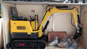Yan salıncak fonksiyonu ile ekskavatör aksesuarları ile donatılmış şantiyeler için çok fonksiyonlu kullanım Mini ekskavatör 1ton - Product Image 5