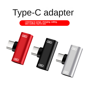 2合1 C型分路器USB C音频音乐充电电源适配器，用于三星华为的Pad - Product Image 5