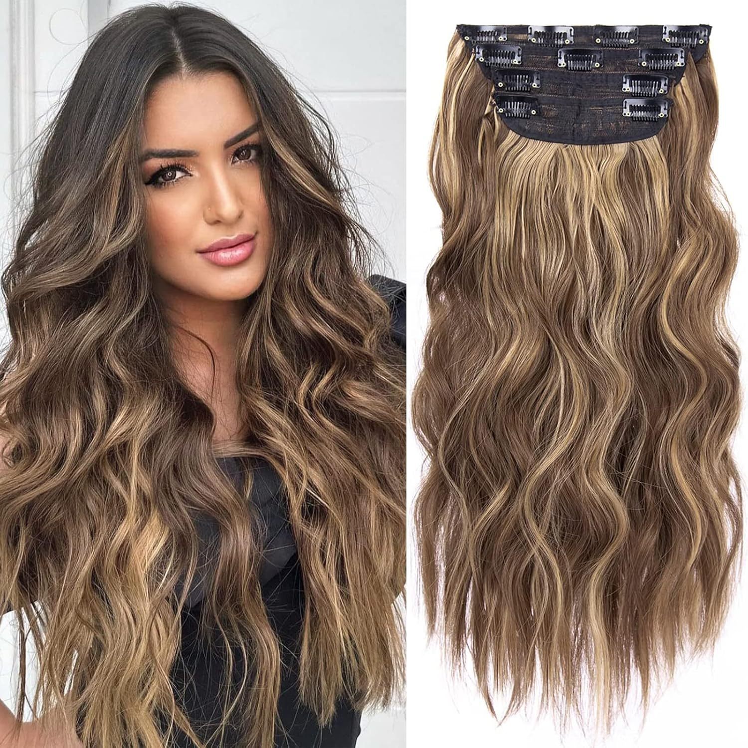 22h10-honey blonde mixed light brown
