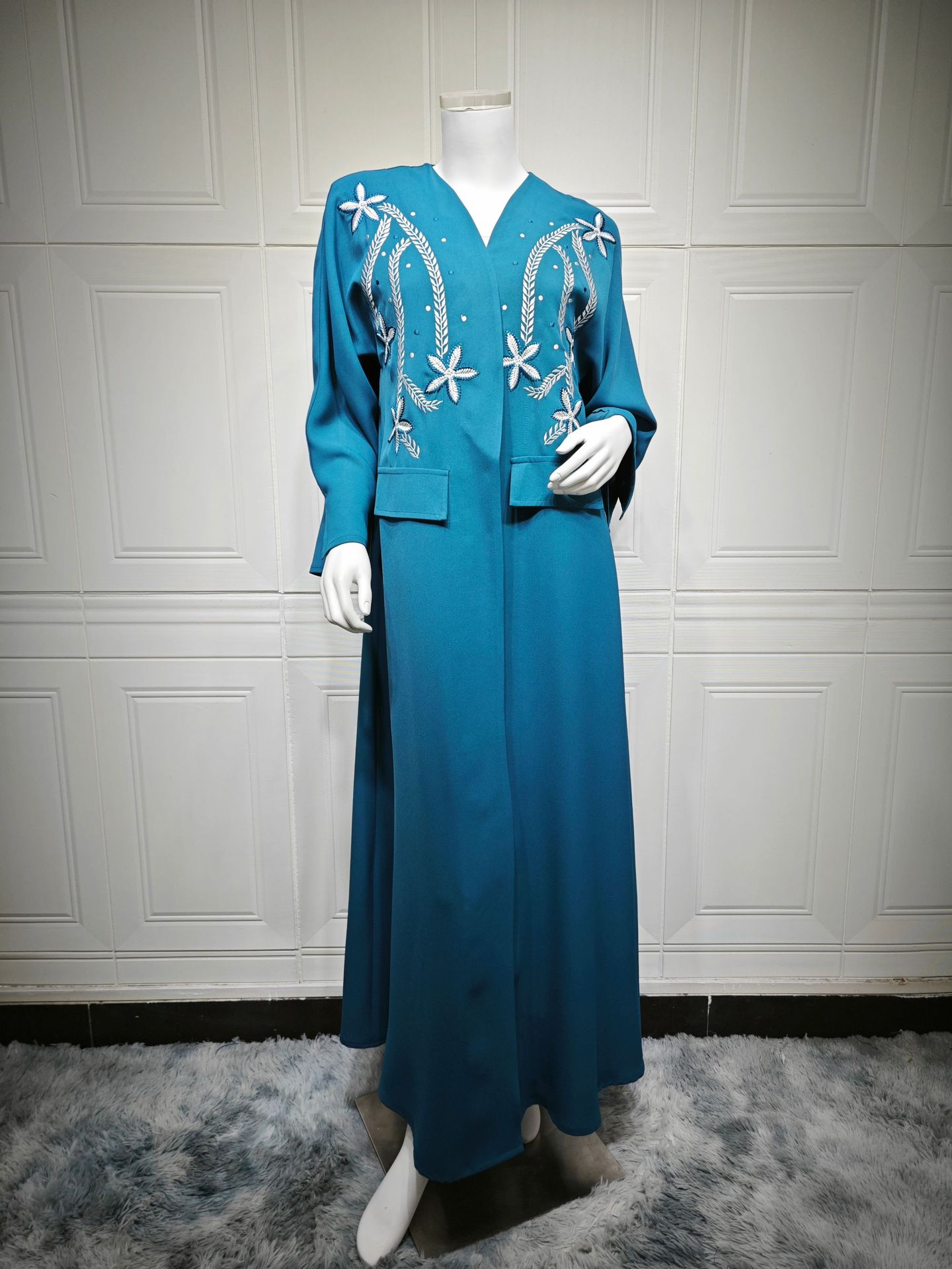 Peacock blue