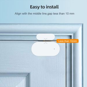 <strong>Zigbee</strong> WiFi Smart Window Door Open Detector Contact Gap Alarm WiFi Anti Thief Home Alarm Tuya Door <strong>Sensor</strong> for Home Security - Product Image 5