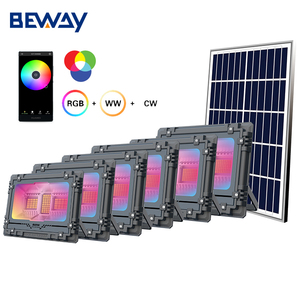לומן גבוה IP65 תאורת לוח פרסום חיצוני Smd 60w 100w 200w 300w 500w 800w RGB Led מנורת הצפה סולארית