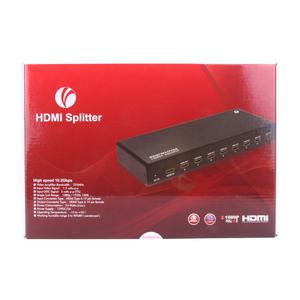 VCOM <strong>1</strong> <strong>Input</strong> 8 <strong>Output</strong> Baudrate 10.2Gbps 1080p 3D <strong>1</strong>.4V <strong>HDMI</strong> <strong>Splitter</strong> 8 Port for Meeting Room Display - Product Image 6