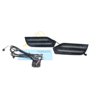 WINAUTO Waterproof <strong>LED</strong> Daytime Running Fog Grille Light for Toyota <strong>Sequoia</strong> 2023 Front Spot Beam Turn Signal Yellow DRL Lights - Product Image 2