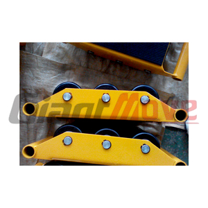 Giant-hareket 6 Ton 6 tekerlekli Platform kargo arabası rulo Skid makine taşıma ağır nesne hareketli ekipman - Product Image 5