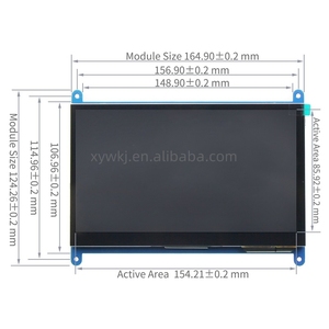 High quality <strong>Raspberry</strong> <strong>Pi</strong> <strong>Display</strong> 7-inch HD Touch Capacitive Screen Original Support 4B/3B Computer Jetson Nano - Product Image 5