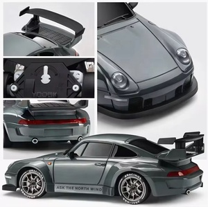 1:24 ölçekli RC Mini araba yarışı Drift modeli tam ölçekli bağlantı işık seti 2.4G 20km/saat Max hız kapalı hobi Mini uzaktan kumanda - Product Image 5