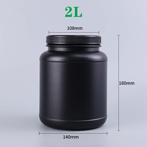 Özel LOGO renk 1.8 Gallon/2 Gallon/2.4 Gallon / 1Gallon HDPE plastik saklama kutusu kavanoz toz veya gıda depolama için - Product Image 2
