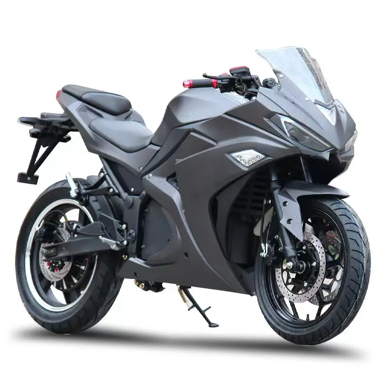 Yarış elektrikli motosiklet V6 tek salıncak kolu brembo fren 4 pistonlu calipers ler spor için yüksek performanslı elektrikli motosiklet