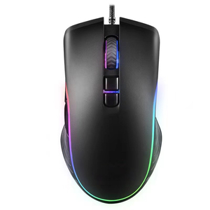 Fashion Design Gaming <strong>Mouse</strong> With Cool Lighting Effect Color LED 104-Key Membrane <strong>Keyboard</strong> Fast Response - Product Image 2