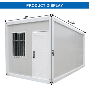 Casa de diseño personalizado de alta calidad, estructura de acero ligero ensamblada, contenedor portátil prefabricado - Product Image 4