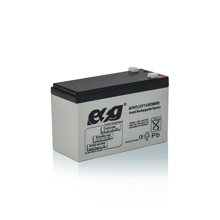 ESG MF SLA VRLA batterie al piombo conservazione gratuita batteria ricaricabile UPS 12v 7ah AGM ricaricabile