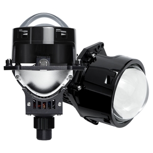 3.0 H4 H7 BI lazer LED Lens 120W araba LED projektör Lens 9006 Led far lambaları - Product Image 3