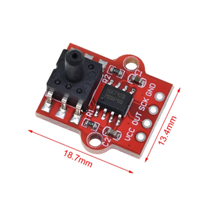 Nuevo MÓDULO DE Sensor de presión DC 3,3 V 5V 0-40KPa conectar 2,5mm tubo suave placa controladora de nivel de agua líquida Digital para Arduino