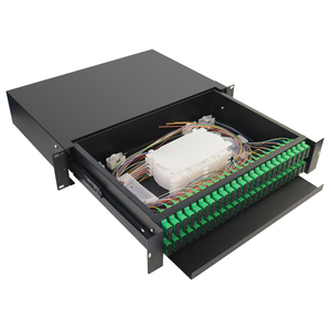 Marco de distribución de fibra óptica de 96 núcleos ODF 2U Panel de conexión de montaje en rack - Product Image 1
