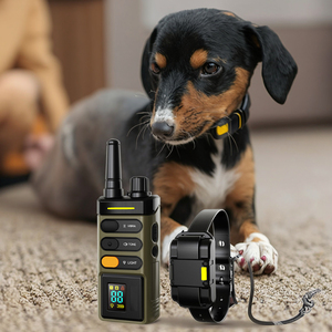 Modisches neues wiederauf lad bares wasserdichtes 5280FT-Halsband gegen Rinde für Hunde Remote Beep Vibration Static Correction Einstellbar - Product Image 1