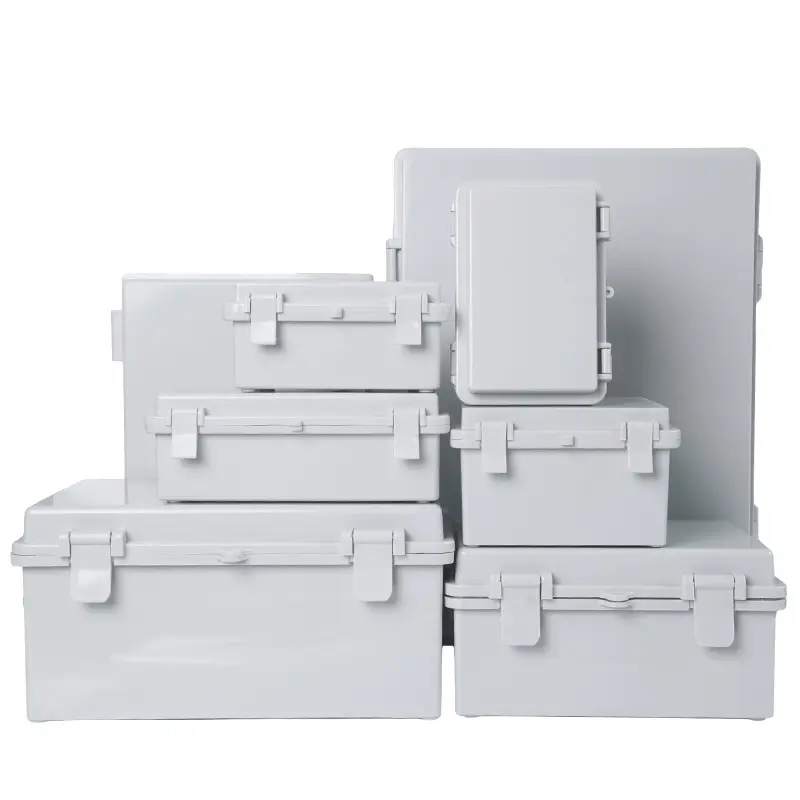 Custom Ip 66 plastica elettronica impermeabile Ip66 resistente alle intemperie custodia in abs antideflagrante/tipo di scatola di giunzione