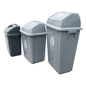 Plastik 50L 60L 80L tekerlekli çöp tenekesi çöp kovası çöp tenekesi çevre dostu tekerlek kutusu - Product Image 1