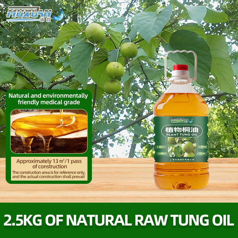 2,5 kg di olio di tung grezzo