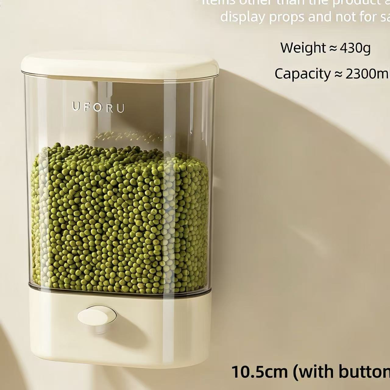 Grande boîte de rangement pour perles-blanc crème