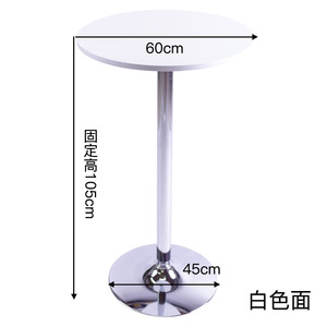 明豪制造高桌独立杆升降旋转桌椅组合咖啡餐桌 - Product Image 3