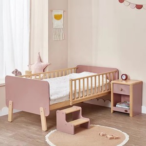 Tùy Chỉnh Rắn Úc araucaria Thiết Kế Gỗ Trắng Có Thể Điều Chỉnh Chiều Cao Chuyển Đổi Bằng Gỗ Bé Cũi Giường Cũi Cho Phòng Ngủ - Product Image 4