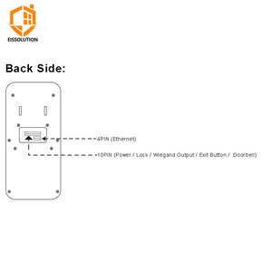 EISSolution <strong>Software</strong> Cloud LInux 2 in 1 4.3 Inch Touch Screen Biometric <strong>Access</strong> <strong>Control</strong> Terminal System Face Recognition Machine - Product Image 5