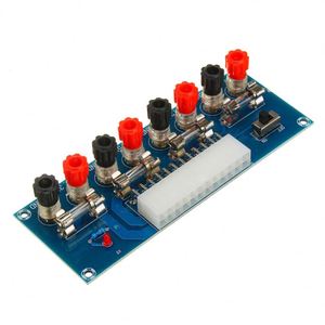 Chasis de PC de escritorio, transferencia de alimentación ATX a placa adaptadora, módulo de salida de circuito de fuente de alimentación, Terminal de salida de 24 Pines, 24 pines