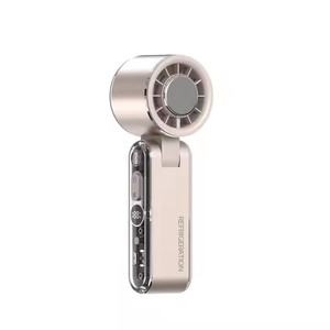 定制最佳礼品新款<span class=keywords><strong>Usb</strong></span>冷却风扇高速风扇可充电迷你手持便携式户外涡轮折叠口袋风扇