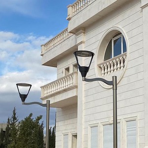 75W 100W 120W kalıp döküm alüminyum bahçe direği üst LED ışık IP66 açık hava aydınlatması Post AC güç kaynağı ile - Product Image 6