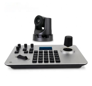 NDI 4K HD IPPTZカメラ用の新しいデザインのビデオ会議システム4軸ジョイスティックコントローラーバックライトミニキーボード - Product Image 5